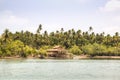 Coast near Ngwe Saung, Myanmar Royalty Free Stock Photo