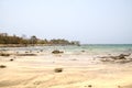 Coast near Ngwe Saung, Myanmar Royalty Free Stock Photo