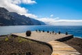 Coast near old lighthouse in Punta Teno, Tenerife, Canary island Royalty Free Stock Photo