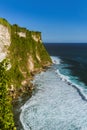 Coast near Uluwatu temple in Bali Indonesia