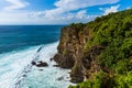 Coast near Uluwatu temple in Bali Indonesia