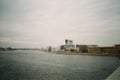 Coast of the Neva river Royalty Free Stock Photo