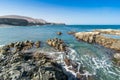 Fuerteventura, Ajuy beach in Canary island, Spain Royalty Free Stock Photo