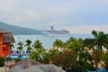 Coast of Ocha Rios resort in Jamaica Royalty Free Stock Photo