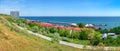 Coast of Odessa in the Big Fountain resort, Ukraine