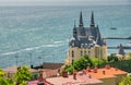 Coast of Odessa in the Big Fountain resort, Ukraine