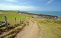 Coast path in North Devon Royalty Free Stock Photo