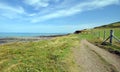 Coast path in North Devon Royalty Free Stock Photo