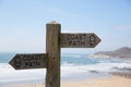 Coast path sign Royalty Free Stock Photo