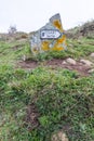 Coast path sign Royalty Free Stock Photo