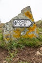 Coast path sign Royalty Free Stock Photo