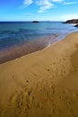 Coast people stone spain water in lanzarote Royalty Free Stock Photo