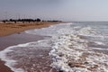 The coast of the Persian Gulf in Bushehr, or Bushire, Iran