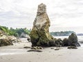 Coast at playa de sua in atacamas,