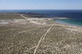 Coast after Punta Loma near Puerto Madryn, a city in Chubut Province, Patagonia, Argentina