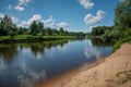 Coast of river Gauja Royalty Free Stock Photo