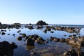 Coast rocks in azores. Royalty Free Stock Photo