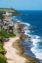 Coast of San Juan, Puerto Rico Royalty Free Stock Photo