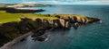 Coast in Scotland south of Stonehaven near Dunnottar Castle