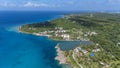 Coast and Sea San Andres Colombia Aerial View Landscape Royalty Free Stock Photo