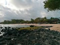 coast shore tree sea water river nature beach landscape bay waterway rock cloud ocean sky reflection plant lake Mauritius