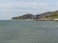 The coast Sochi, view from the sea