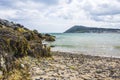 Coast stones wild beach in Ireland