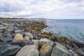 Coast stones wild beach in Ireland