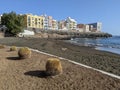 Coast of Telde on Gran Canaria island Royalty Free Stock Photo