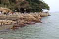 Coast trail of gulangyu island Royalty Free Stock Photo