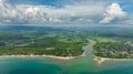 Coast of a tropical island.