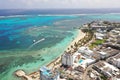 Coast view of caribbean island