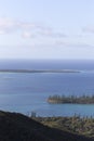 The coast view from ile des pins