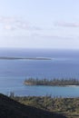 The coast view from ile des pins