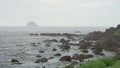 Coast view of Keelung Islet - Slow Motion