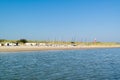 Coast of Waddensea island Texel, Netherlands Royalty Free Stock Photo