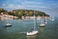 Coast of Wales with Conwy bay in United Kingdom Royalty Free Stock Photo