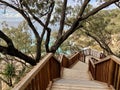 Coast walk on a tropical island paradise in Queensland, Australia Royalty Free Stock Photo