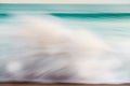 Coastal abstract crashing waves Royalty Free Stock Photo