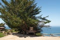 Coastal access. Big Sur at Ragged Point, California Central Coast Royalty Free Stock Photo