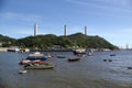 Coastal area of Hong Kong at Lamma Island.