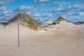 Coastal Background Sand and Dunes Royalty Free Stock Photo