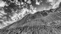 Coastal basalt columns in Gomera Island, Canary Islands Royalty Free Stock Photo