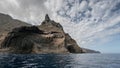 Coastal basalt columns in Gomera Island, Canary Islands