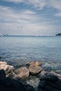 Coastal bay landscape in Croatia. Summer Holiday