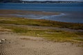 Coastal Beach with Beautiful Bay Views in Plymouth Royalty Free Stock Photo