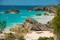 Coastal Beachfront in Bermuda Royalty Free Stock Photo