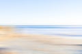Coastal beachside blur in soft tones