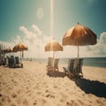 Coastal bliss: sun, sand, and sky