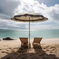 Coastal bliss: sun, sand, and sky